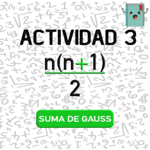 3. SUMA DE GAUSS