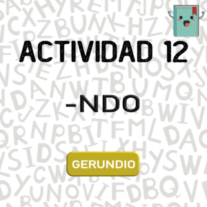 12. GERUNDIO