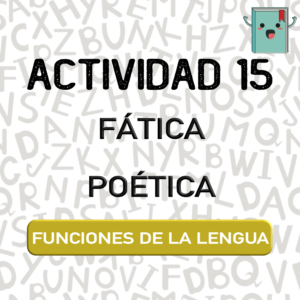 15. FUNCIONES DE LA LENGUA