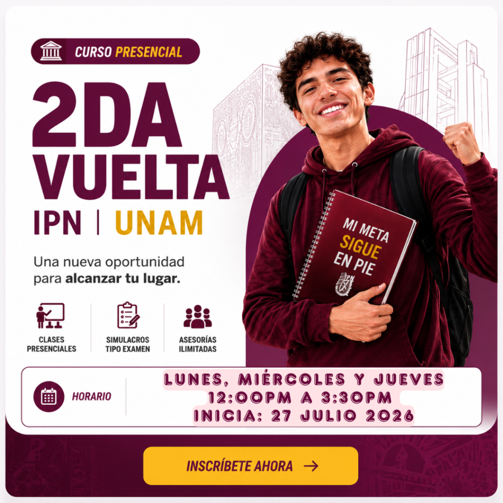 Curso presencial (16)- IPN – UNAM 2026 (Entre semana)