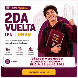 Curso presencial (17) – IPN – UNAM 2026 (Fines de semana)