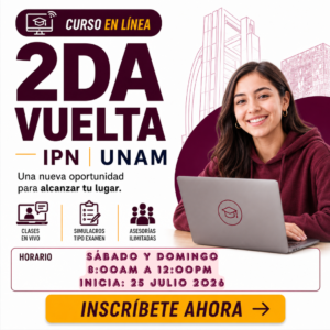 Curso en línea (N) - IPN – UNAM 2026 (Fines de semana)